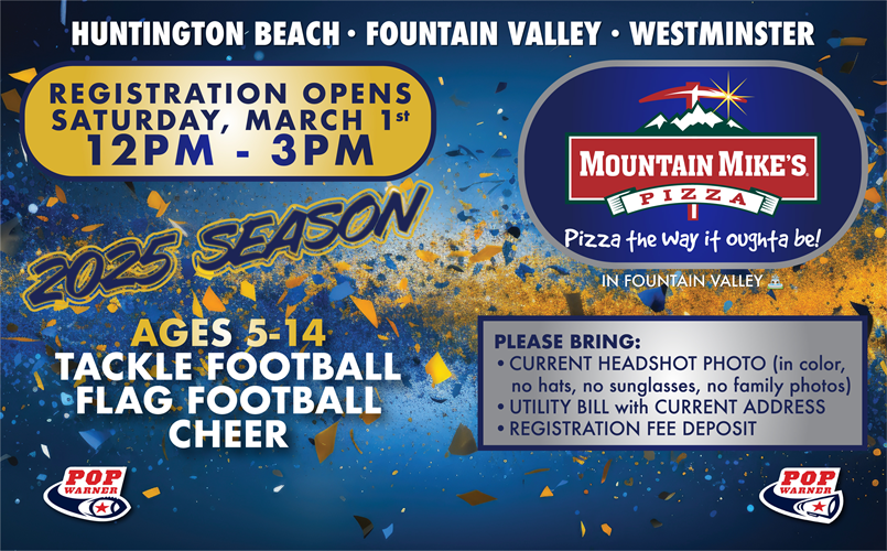 REGISTRATION OPENS SATURDAY, MARCH 1ST!