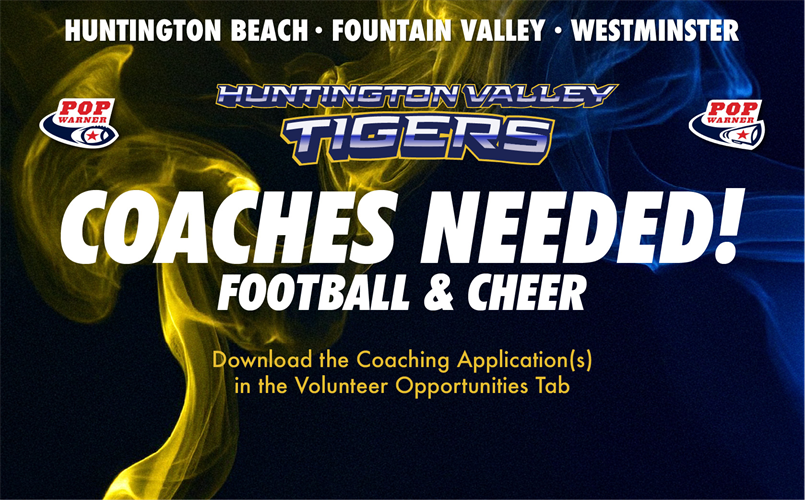 Head Coaches and Assistant Coaches Needed!